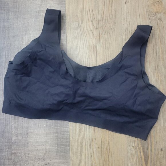 XXL Knix seamless pullover sports bra - black with removable pads fits 36c & 36b - Picture 4 of 5